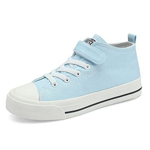 Casbeam Kleinkind Kinder Segeltuch Schuhe Jungen Blau Laufen Sportschuhe Mädchen Leichtgewicht Casual Walking Segeltuch Schuhe Kinder Mesh Tennis Turnschuhe 27 EU von Casbeam