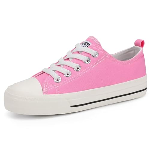 Casbeam Mädchen Low Top Casual Walking Schuhe Turnschuhe Jungen Kinder Segeltuch Laufen Leichte Atmungsaktive Schuhe Rosa 24EU Casbeam Mädchen Low Top Casual Walking Schuhe Turnschuhe Jungen Kinder Segeltuch Laufen Leichte Atmungsaktive Schuhe Rosa 24EU von Casbeam