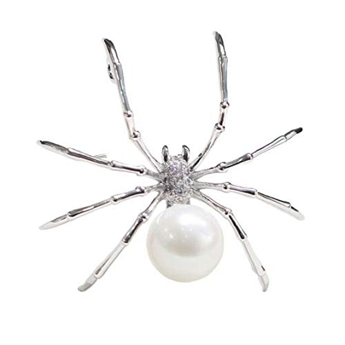 Casecover Spinnen-brosche Kristallperlen-Frauen-tierbrosche-Revers-stifte Steampunk Schmuck Kunst von Casecover