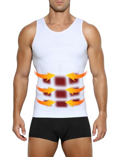 Casey Kevin Bauchweg Unterhemd Herren, Body Shaper Herren, Bauchweg Shirt Herren, Kompressionsshirt Herren von Casey Kevin