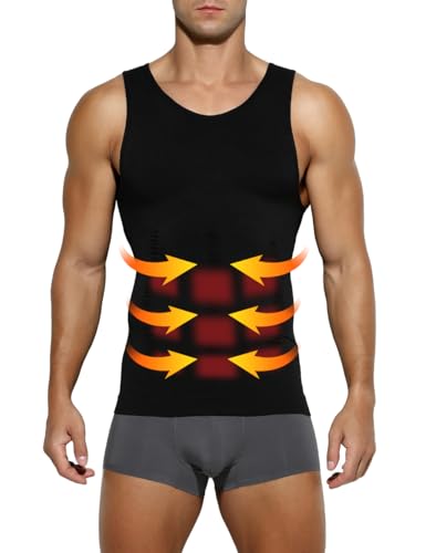 Casey Kevin Bauchweg Unterhemd Herren, Body Shaper Herren, Bauchweg Shirt Herren, Kompressionsshirt Herren von Casey Kevin