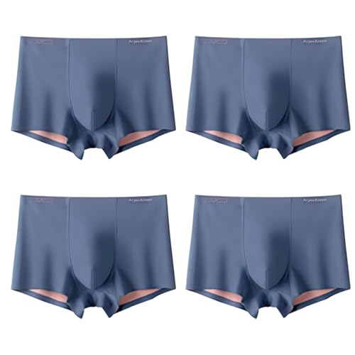 Casey Kevin Boxershorts Herren 4er Pack Modal Trunks Kurz Atmungsaktive Unterhosen Männer Retroshorts Unterwäsche Boxer von Casey Kevin