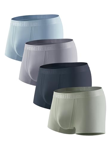 Casey Kevin Boxershorts Herren 4er Pack Unterhosen Männer Atmungsaktiv Modal Boxershorts Herren Unterwäsche Soft Boxer Shorts for Men von Casey Kevin