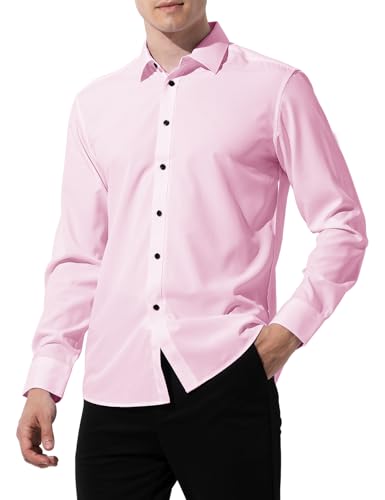 Casey Kevin Business Hemd Herren Slim Fit Langarm Freizeithemd Bügelfrei Businesshemden Anzug Hemd Herrenhemden von Casey Kevin