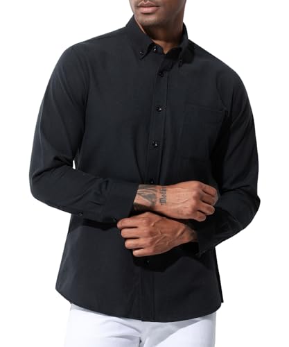 Casey Kevin Hemd Herren Langarm - Knopfkragen - Regular Fit - Vielseitig für Freizeit und Business von Casey Kevin