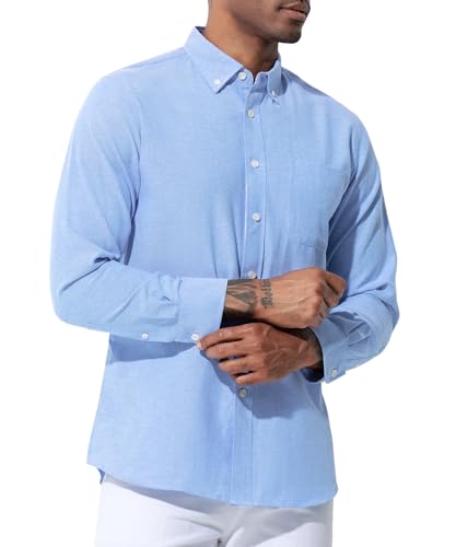 Casey Kevin Hemd Herren Langarm - Knopfkragen - Regular Fit - Vielseitig für Freizeit und Business von Casey Kevin