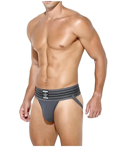 Casey Kevin Herren Jockstrap Tanga String Sportunterwäsche Unterhose Atmungsaktiv Thong Men's Underwear von Casey Kevin