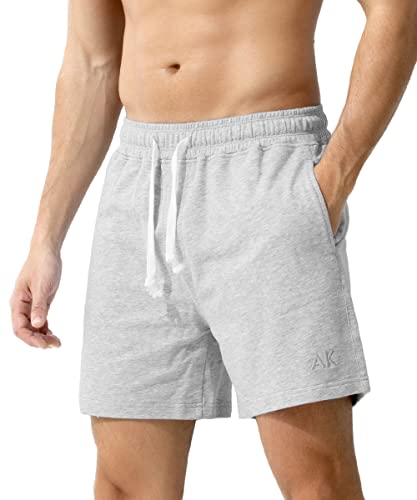 Casey Kevin Herren Bermuda Shorts Baumwolle Jogginghose Kurz Hosen Sporthose Trainingshose Sweatpants Tennishose Schlafshorts von Casey Kevin