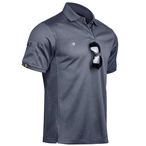 Casey Kevin Herren Poloshirt Kurzarm Golf Polo Shirt Golfhemd Polohemd Outdoor Männer Sport Polo T-Shirts von Casey Kevin