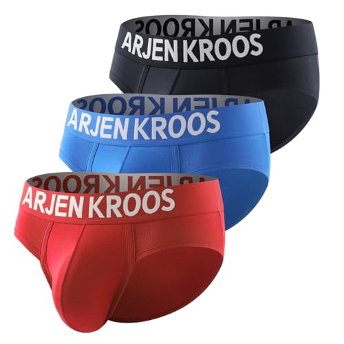 Casey Kevin 3er Pack Unterhosen Männer Slip | Herren Slip | 95% Baumwolle, 8% Elasthan | Unterwäsche Herren Slips von Casey Kevin