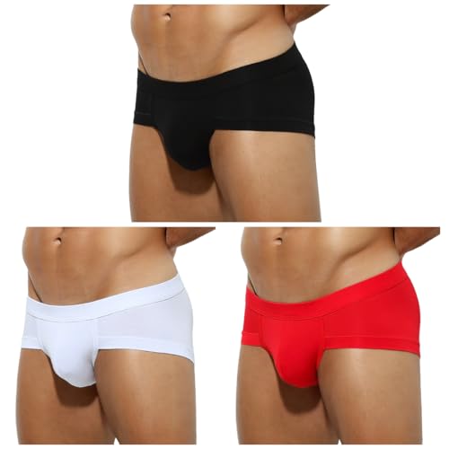 Casey Kevin Herren Slip Boxer Unterhosen 3er Pack, Basic Briefs Männer Modal Slips Unterwäsche, Microfaser Modal Slips Sportunterwäsche Männer Atmungsaktive Boxer für Leben, Sport, Business, XL von Casey Kevin