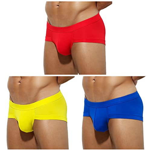 Casey Kevin Herren Slip Unterhosen 3er Pack, Basic Briefs Männer Modal Slips Unterwäsche, Microfaser Modal Slips Sportunterwäsche Männer Atmungsaktive Boxer für Leben, Sport, Business, S von Casey Kevin