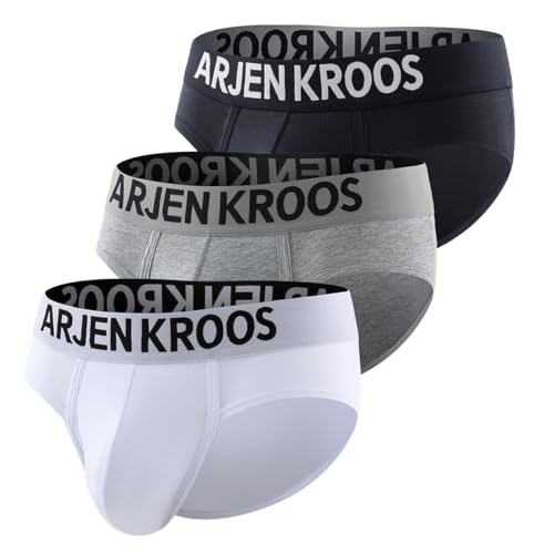 Casey Kevin 3er Pack Unterhosen Männer Slip | Herren Slip | 95% Baumwolle, 8% Elasthan | Unterwäsche Herren Slips von Casey Kevin