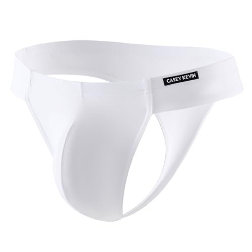 Casey Kevin Herren Strings Tanga Männer Unterwäsche Thong Atmungsaktiv Low Rise Komfortabel Unterhosen Men's Underwear von Casey Kevin