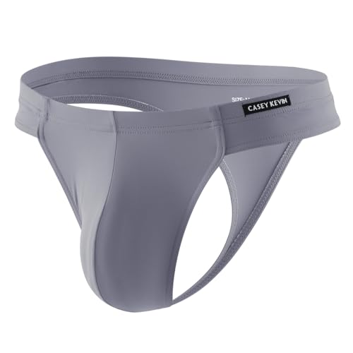 Casey Kevin Herren Strings Tanga Männer Unterwäsche Thong Atmungsaktiv Low Rise Komfortabel Unterhosen Men's Underwear von Casey Kevin
