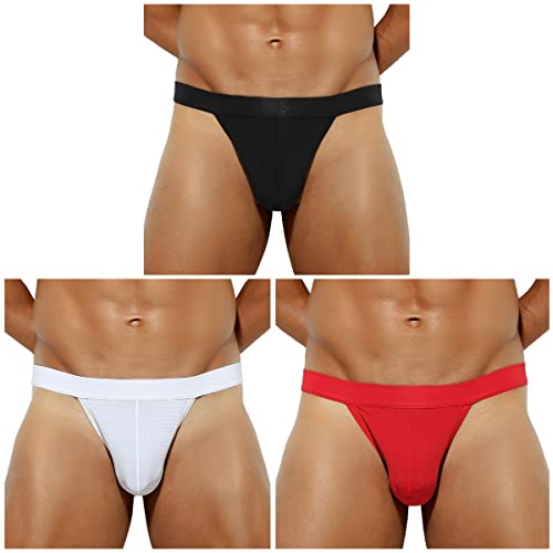 Casey Kevin Herren Tanga Männer Strings Mesh Thong Sexy Unterwäsche mit Ausbuchtung Unterhosen von Casey Kevin