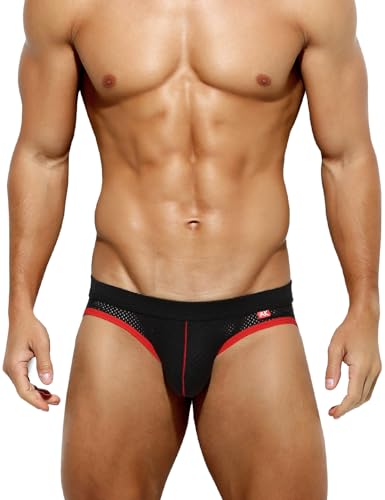 Casey Kevin Jockstrap Herren Tanga Strings Männer Atmungsaktiv Sportunterwäsche 3D Bulge Pouch Athletic Unterwäsche Thong von Casey Kevin
