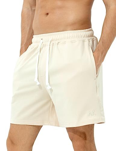 Casey Kevin Kurze Hose Herren Bermuda Shorts Baumwolle Jogginghose Sporthose Traininghose Tennishose Heim und Freizeit mit Reißverschluss, L von Casey Kevin