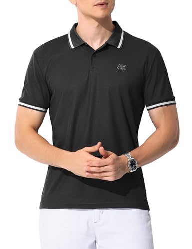 Casey Kevin Poloshirt Herren Kurzarm | Schnelltrocknend & Formbeständig | 96% Polyester, 4% Elasthan | S-XXL von Casey Kevin