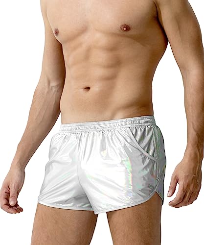 Casey Kevin Sexy Unterwäsche für Mann, Shorts Herren Gold Männer Silber Boxershorts von Casey Kevin