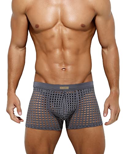 Casey Kevin Sexy Unterwäsche für Mann | Boxershorts Herren Sexy | Transparente Boxershorts | Unterwäsche Herren Sexy, S-4XL von Casey Kevin