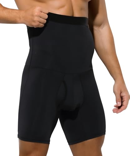 Casey Kevin Shapewear Boxershorts Herren Bauchweg Hose Männer Kompression Unterhose Unterhemd Hohe Taille Bauch Kontrolle Shorts von Casey Kevin
