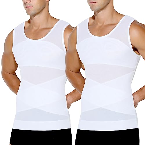 Casey Kevin Shapewear Unterhemd Herren, Bauchweg Unterhemd Herren, Kompressionsunterwäsche Tank Top Herren, Kompressionsshirt Herren Body Shaper von Casey Kevin