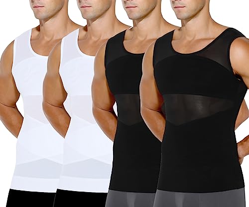 Casey Kevin Shapewear Unterhemd Herren, Bauchweg Unterhemd Herren, Kompressionsunterwäsche Tank Top Herren, Kompressionsshirt Herren Body Shaper von Casey Kevin