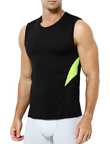 Casey Kevin Sport Funktionsunterhemd Tank Top Herren Unterhemd Athletic für Männer Ärmellos Achselshirts Tankshirt für Training Fitness Bodybuilding von Casey Kevin