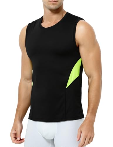 Casey Kevin Sport Tank Top Funktionsunterhemd Herren Ärmellos Unterhemd Athletic Fitness Männer Training Achselshirts, XXL von Casey Kevin