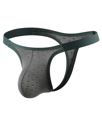 Casey Kevin Herren String Tanga Männer Unterwäsche Komfortabel Atmungsaktiv Thong Low Rise Unterhosen Männer Tangas von Casey Kevin