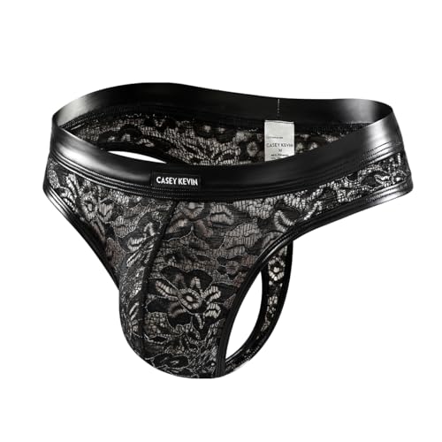 Casey Kevin String Tanga Herren Spitze Thong Männer Mesh Transparent PU Leder Unterwäsche Wetlook G-String T-Back Bikini Casey Kevin String Tanga Herren Spitze Thong Männer Mesh Transparent PU Leder Unterwäsche Wetlook G-String T-Back Bikini von Casey Kevin