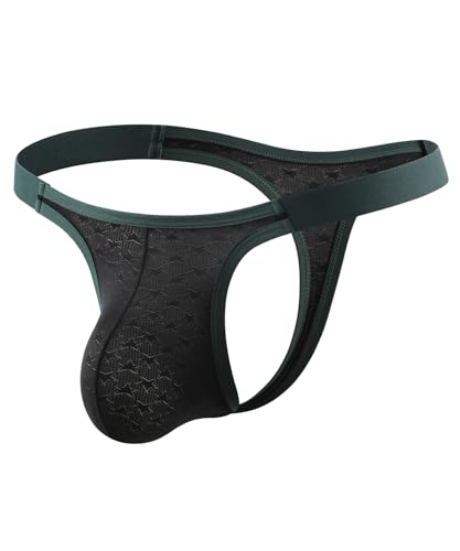 Casey Kevin Herren String Tanga Männer Unterwäsche Komfortabel Atmungsaktiv Thong Low Rise Unterhosen Männer Tangas von Casey Kevin