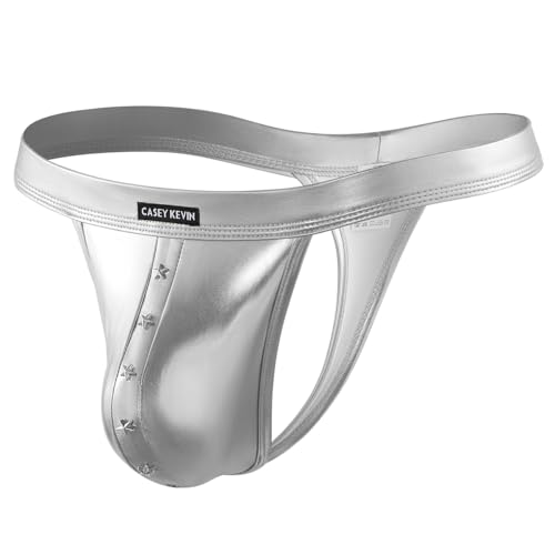 Casey Kevin String Tanga Männer PU Leder G-String Unterwäsche Slips Thong Unterhosen Low Rise T-Back Herren-Strings Casey Kevin String Tanga Männer PU Leder G-String Unterwäsche Slips Thong Unterhosen Low Rise T-Back Herren-Strings von Casey Kevin