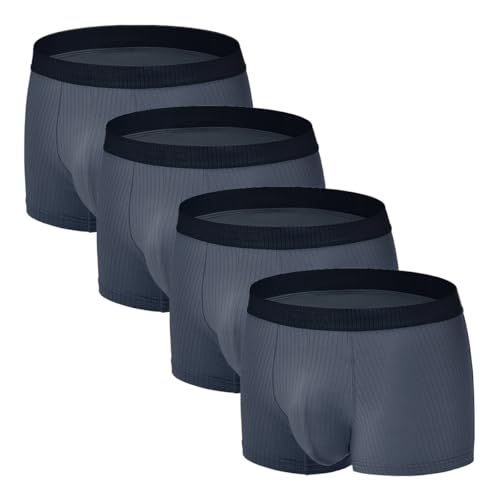 Casey Kevin Boxershorts Herren | 60S Gekämmte Baumwolle | Unterhosen Männer | 4er Pack von Casey Kevin