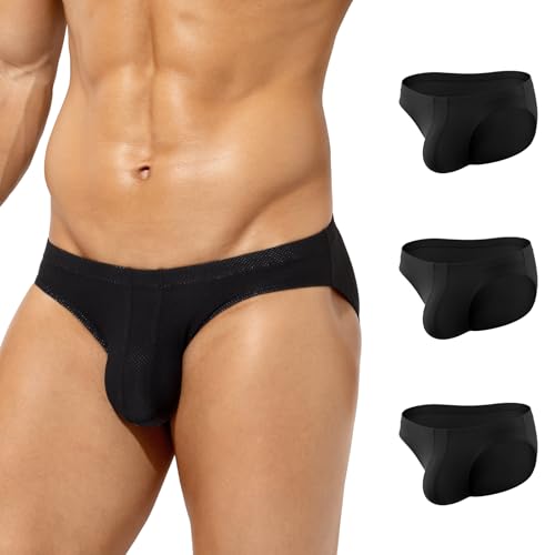 Casey Kevin Unterhosen Männer Slip 3er Pack Herren-Slips Atmungsaktiv & Weich Basic Briefs Klassischer Unterwäsche Slips Herren von Casey Kevin