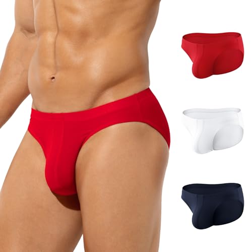 Casey Kevin Unterhosen Männer Slip 3er Pack Herren-Slips Atmungsaktiv & Weich Basic Briefs Klassischer Unterwäsche Slips Herren von Casey Kevin