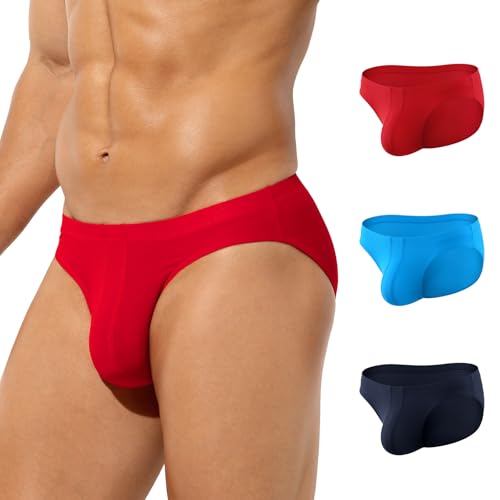 Casey Kevin Unterhosen Männer Slip 3er Pack Herren-Slips Atmungsaktiv & Weich Basic Briefs Klassischer Unterwäsche Slips Herren von Casey Kevin