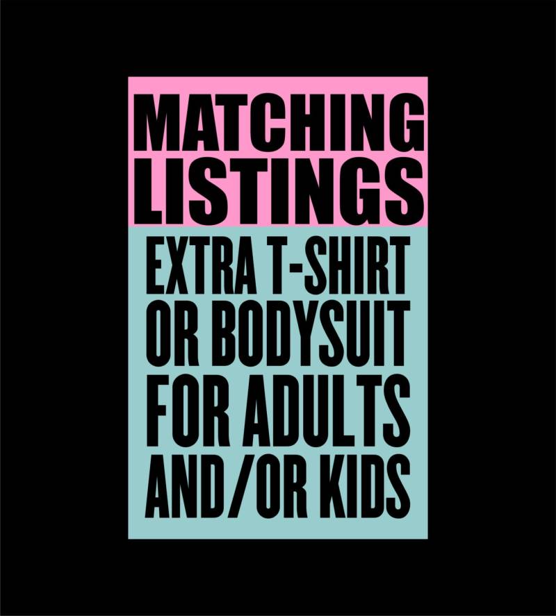 Add On Für Passende Angebote Nur - Extra T-Shirts Oder Bodys Kinder Und Erwachsene Herren/Frauen Größen Rabatt von CaseysQualityPrints