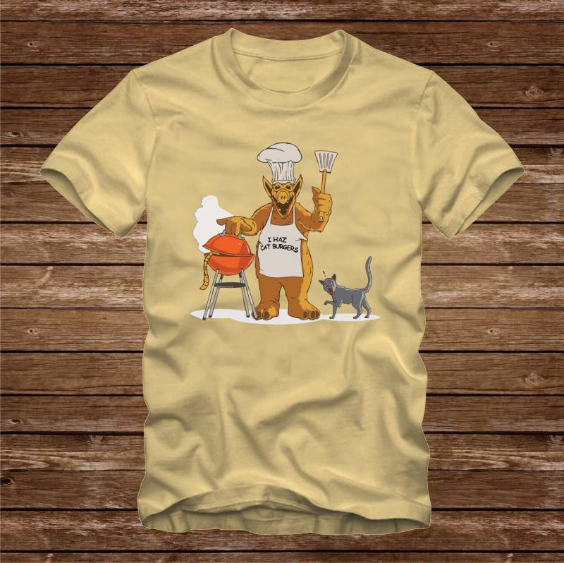 Alf - I Haz Catburgers Lustiges Tshirt T-Shirt Erwachsene Größen S-3xl Viele Farben 80Er Jahre Tv von CaseysQualityPrints
