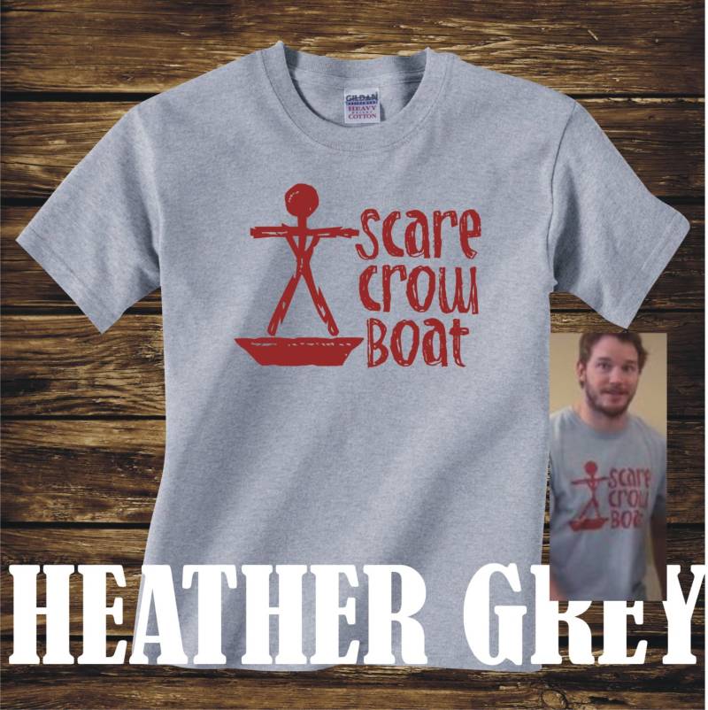 Auf Verkauf - Vogelscheuche Boot Band Tshirt Aus Parks Und Freizeit Angst Krähe Maus Ratte Erwachsene Größen Spaß Tv Chris Pratt Andy Dwyer von CaseysQualityPrints