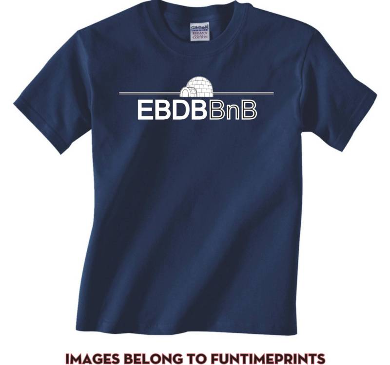 Ebdbbnb Logo T-Shirt - Taco Die Liga Fußball Fantasy Entwurf Eskimo Brüder Datenbank Bed Breakfast Viele Farben Erwachsene Größen 288 von CaseysQualityPrints