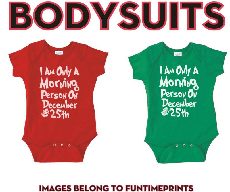 Ich Bin Nur Ein Morgen Person Am 25. Dezember - Kinder T-Shirt Oder Body Kleinkinder Und Weihnachten Urlaub Spaß Santa Claus-311 von CaseysQualityPrints