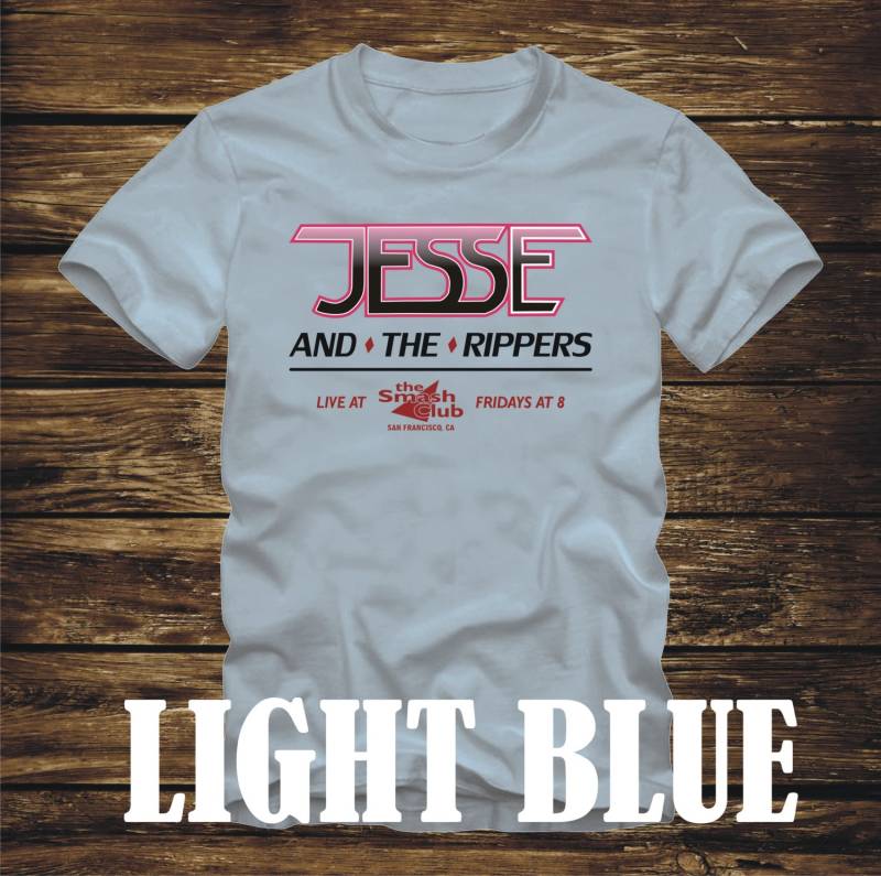 Jesse Und Die Rippers T-Shirt - Full House Tv Show Onkel Jesse Band San Francisco Club Zerschlagen John Stamos Bob Saget Tgif 495 von CaseysQualityPrints