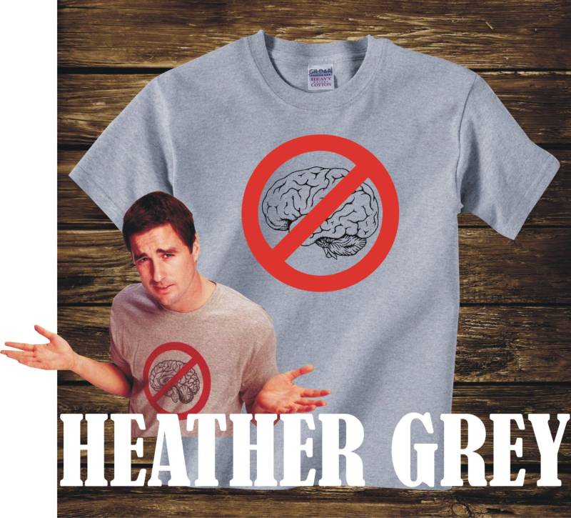 Keine Brain T-Shirt - Idiokratie Film Tshirt Luke Wilson Brawndo Lustige Komödie-445 von CaseysQualityPrints