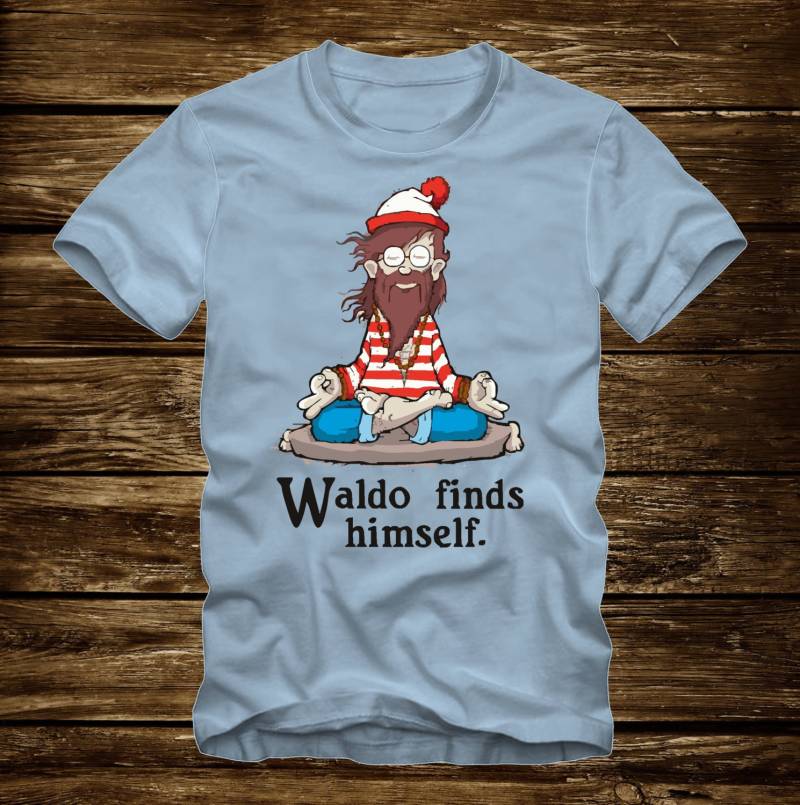 Waldo Findet Himself - Lustige T-Shirt Erwachsene Größen S-3xl Viele Farben, Wo Ist Waldo Indien 408 von CaseysQualityPrints