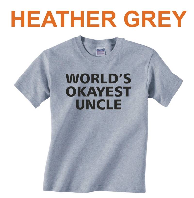 Welt Okayest Uncle - T-Shirt Für Erwachsene Lustige Shirt Geschenk Weihnachten Geburtstag Urlaub Geschwister Familie Viele Farben 247 von CaseysQualityPrints