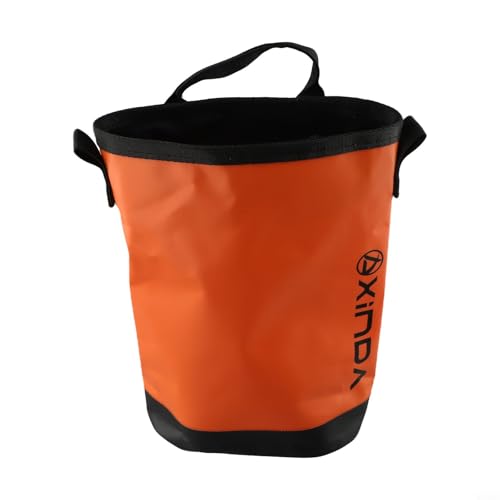 Outdoor Adventure Ready Verstellbarer Hüftgurt Werkzeugtasche zur Aufbewahrung Ihrer Kletterausrüstung (Orange) von CashMuch
