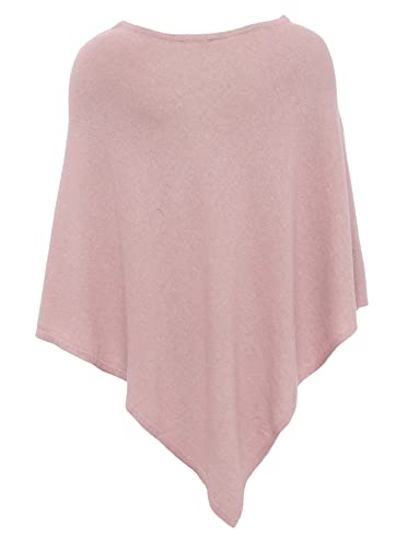 Eleganter und hochwertiger Poncho / Cape für Damen in frischen Farben für 2015 ( lila ). Tolle alternative zu Pullover und Strickjacke. von Cashmere Dreams