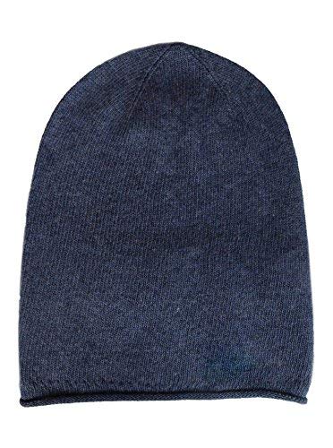 Zwillingherz Slouch-Beanie-Mütze mit Kaschmir - Hochwertige Strickmütze für Damen Mädchen Jungen - Hat - Unisex - One Size - warm und weich im Sommer Herbst und Winter Zwillingsherz (Jeans) von Cashmere Dreams